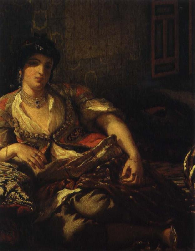 Eugene Delacroix algeriska kvinnor oil painting picture